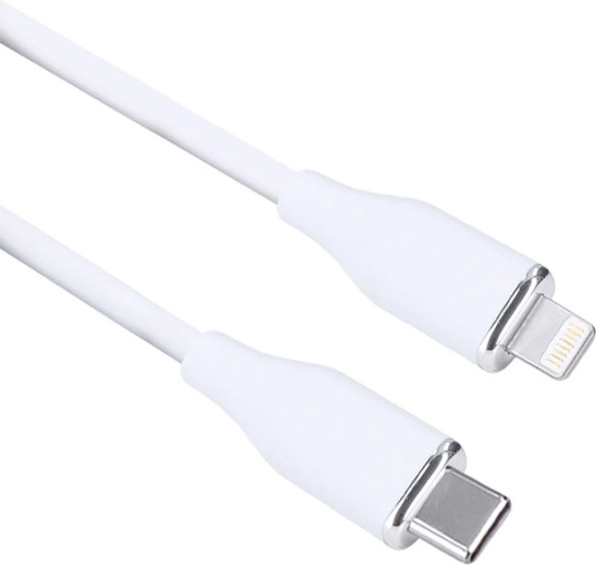 Καλώδιο σιλικόνης Solight USB-C σε Lightning 0,5 m