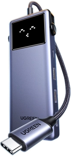 Ugreen CM888 Uno USB-C hub 7σε1 με HDMI 4K, USB 3.0, PD και RJ45 - 1 τεμάχιο