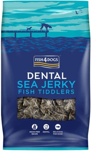 Fish4Dogs Dental Sea Jerky ψαρένιες λιχουδιές για σκύλους 575 g
