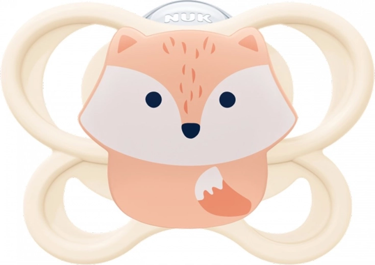Παιδική πιπίλα NUK Perfect Match Air Fox 0–6 μ., σιλικόνης