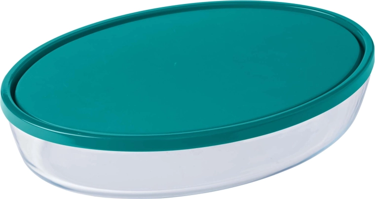Γυάλινο ταψί με καπάκι Pyrex 35 × 24 cm, 3,1 l, βοριοπυριτικό γυαλί