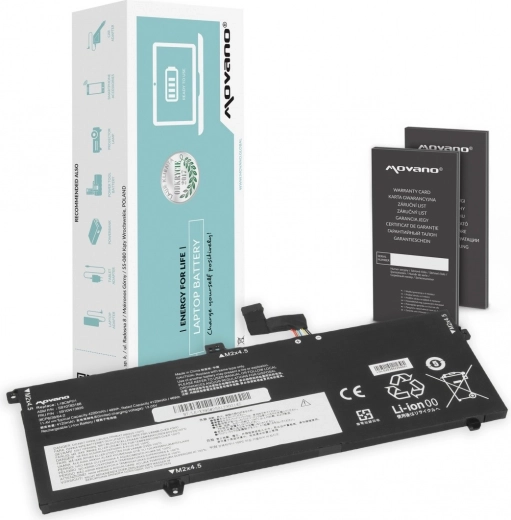 Μπαταρία Movano για Lenovo ThinkPad X13, X390 και X395, 4220 mAh (48 Wh)