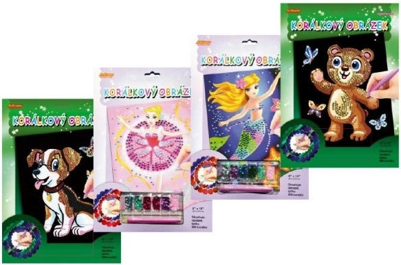 ArtLover εικόνα με χάντρες μπαλαρίνα 20x25 εκ.