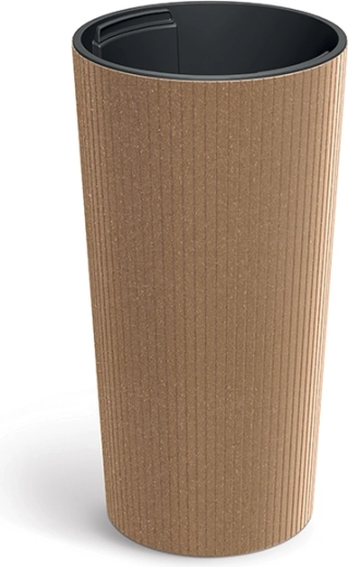 Γλάστρα Lamia Slim Eco Wood 20 cm naturo