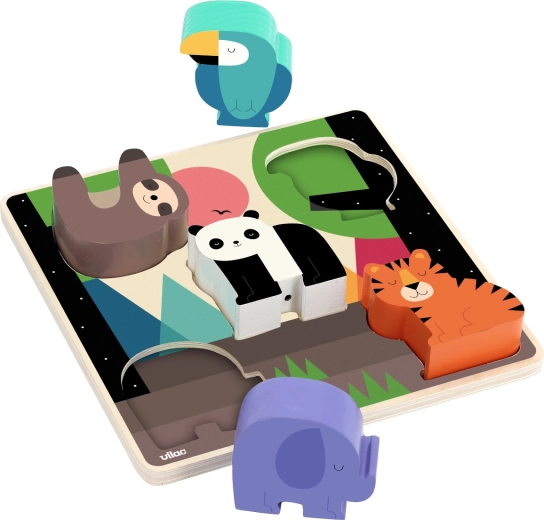 Vilac ηχητικό παζλ τοποθέτησης ζούγκλα