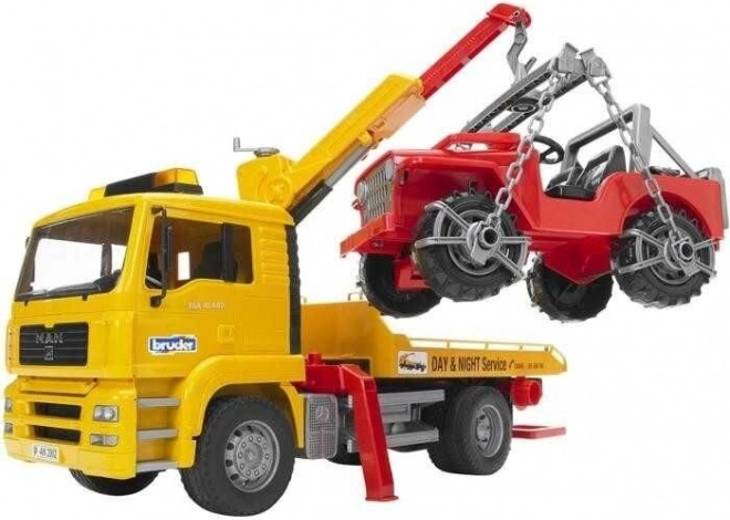 Bruder ρυμουλκό MAN και εκτός δρόμου Jeep