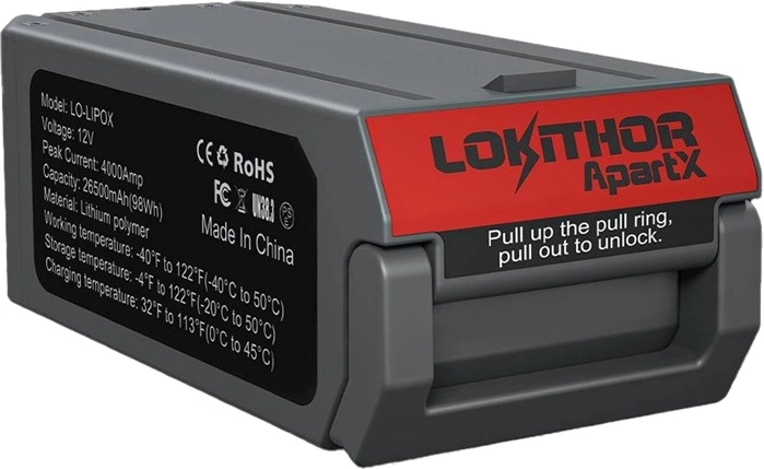 Μπαταρία Lokithor LO-LIPOX για ApartX 98 Wh