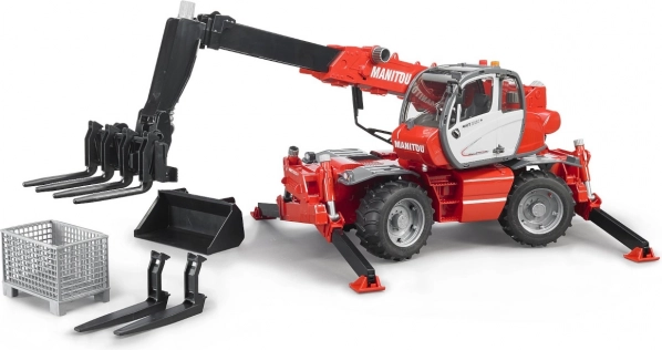 Τηλεσκοπικός φορτωτής Bruder MANITOU MRT 2150 με αξεσουάρ 1:16