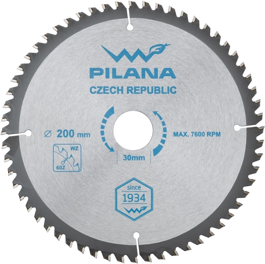 Δισκοπρίονο PILANA SK 5255 WZ 200 × 2,2 × 30, 60 δόντια