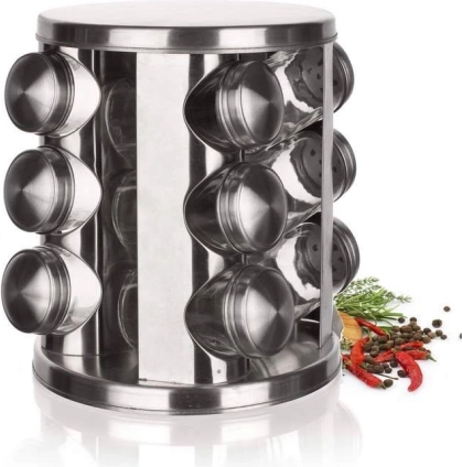 Περιστρεφόμενη βάση μπαχαρικών BANQUET Akcent 12 τεμ. 85 ml