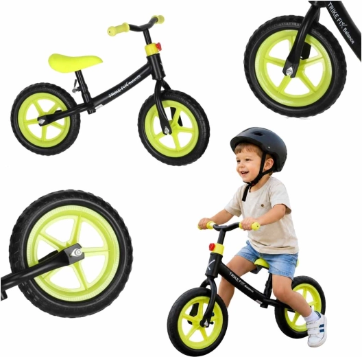 Ποδήλατο ισορροπίας Trike Fix Balance μαύρο-κίτρινο