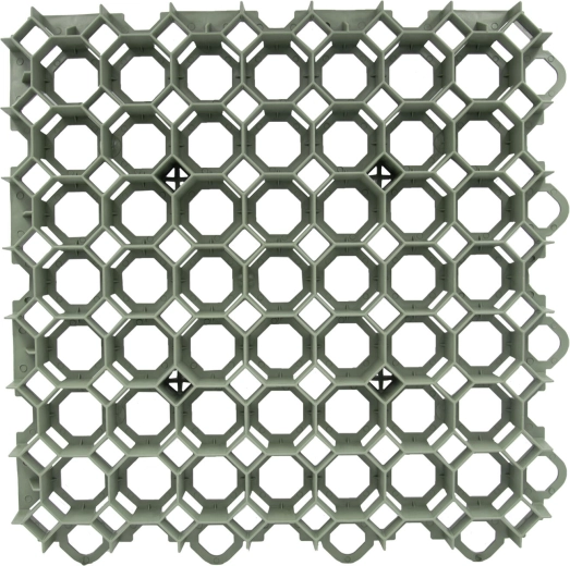 Πλακάκι για χλοοτάπητα 49 × 49 × 4 cm πράσινο από ανακυκλωμένο πλαστικό