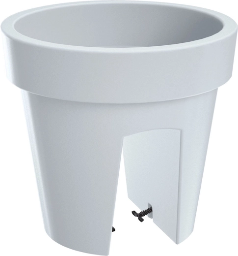 Γλάστρα για κιγκλίδωμα Lofly Railing 24,5 cm λευκή