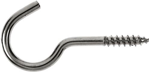 Ανοιχτός γάντζος με σπείρωμα 50 × 3,2 mm, γαλβανιζέ, 100 τεμ.