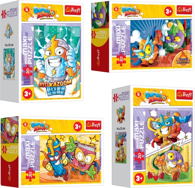 Παζλ Kid Kazoom και Super Zings: Σε δράση