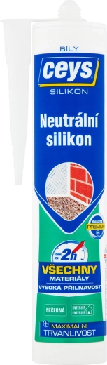 Ουδέτερη σιλικόνη CEYS λευκή 280 ml