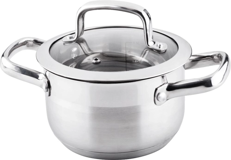Lamart Prestige κατσαρόλα με γυάλινο καπάκι 1,8 l