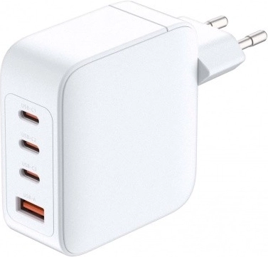 Φορτιστής GaN 140 W με 3× USB‑C και 1× USB‑A