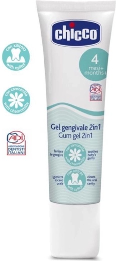 Chicco καταπραϋντικό και καθαριστικό οδοντικό τζελ για παιδιά 30 ml