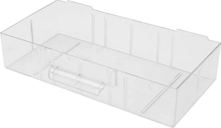 Μεγάλο πλαστικό κουτί L 27,6 × 13,6 × 5,7 cm για συρταριέρες/συστήματα ταξινόμησης MARS και TOKOZ