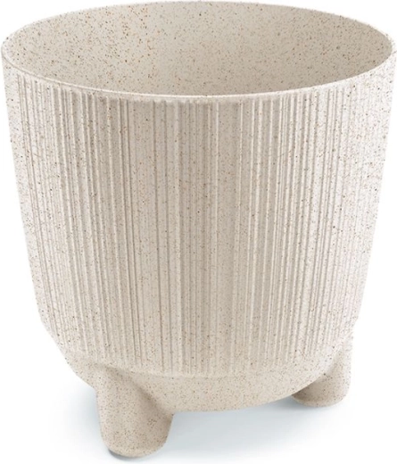 Γλάστρα Ryfo N Eco Wood 16,8 cm λευκή
