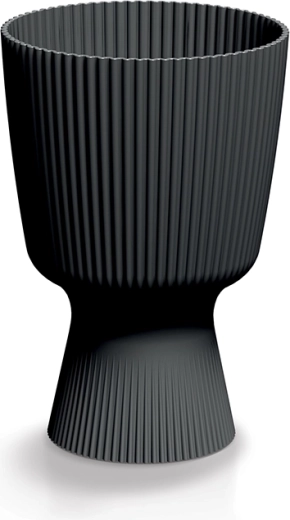 Γλάστρα Milly Round 14,6 cm ανθρακί