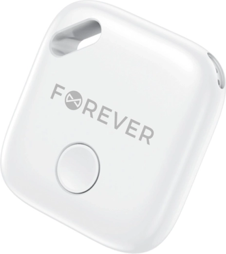 Forever FT-100 λευκός εντοπιστής Bluetooth με υποστήριξη Apple Find My