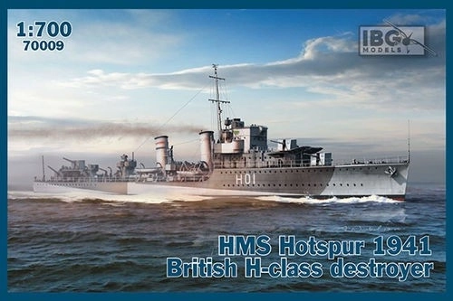 Πλαστικό μοντέλο πλοίου HMS Hotspur (1941) – αντιτορπιλικό κλάσης H