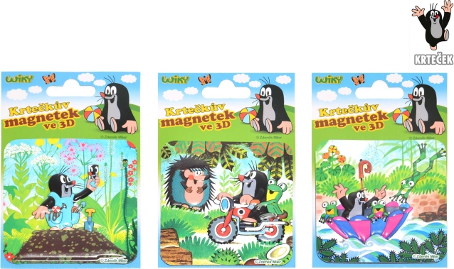 Μαγνήτης 3D Krtek πλαστικός