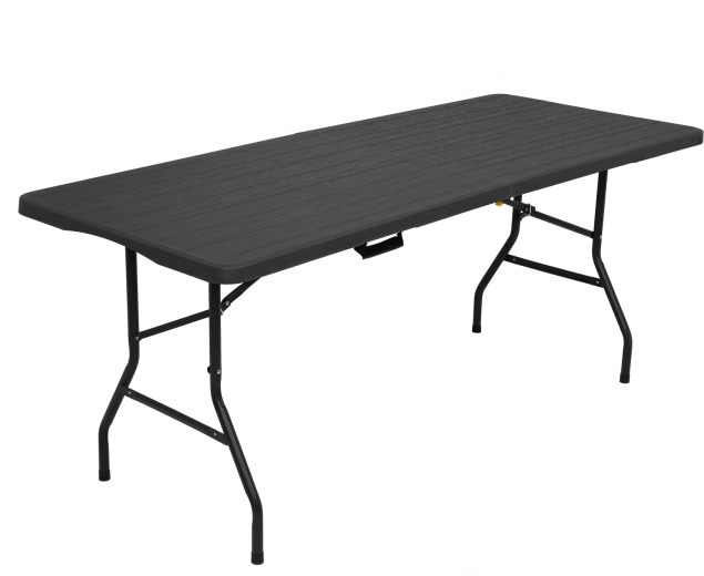 Πτυσσόμενο τραπέζι κάμπινγκ NILS Camp, ανθρακί 180 × 74 cm