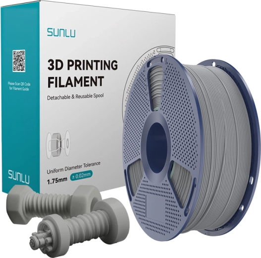 Sunlu ABS νήμα υψηλής ταχύτητας – γκρι, 1,75 mm, 1 kg