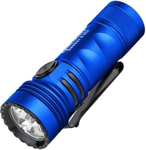Φακός τσέπης OLIGHT Seeker 4 Mini μπλε με UV και λευκό φως
