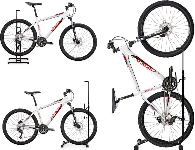 Βάση ποδηλάτου 3-σε-1 μαύρη από τη ModernHome