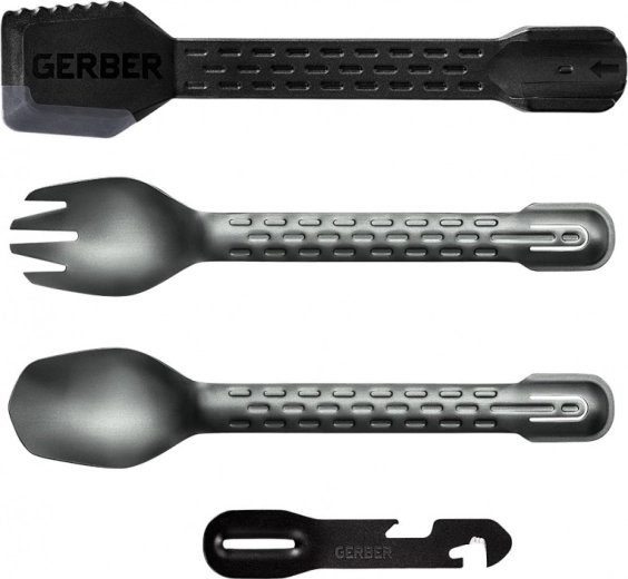Gerber ComplEAT Cook Eat Clean Tong Onyx – πολυλειτουργικά υπαίθρια μαχαιροπίρουνα