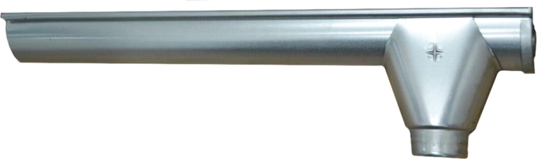 Δεξιό τελικό λούκι P+V 250 mm, γαλβανισμένος χάλυβας