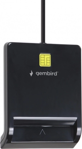 Καθολικός USB αναγνώστης καρτών SmartCard, μαύρος