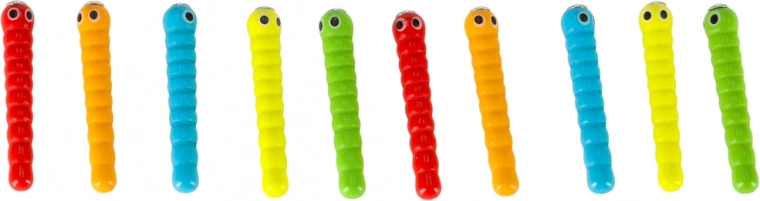 Πολύχρωμες κάμπιες που προσκαλούν στο παιχνίδι