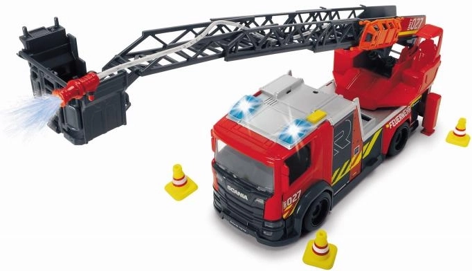 Επεκτεινόμενη σκάλα με καλαθάκι και υδροβόλο