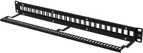 Ανθεκτική μεταλλική κατασκευή 1U για 19" rack