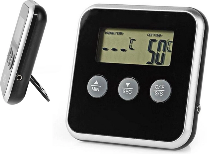 Μεγάλη οθόνη LCD, °C/°F και έξυπνος χρονοδιακόπτης