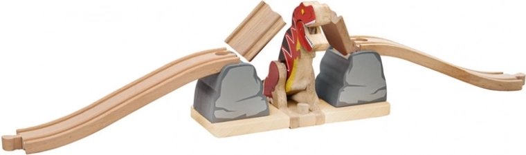 Δραματική γέφυρα με T. rex για μέγιστη διασκέδαση