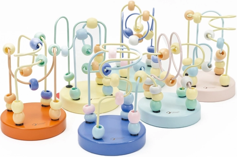 Ξύλινες χάντρες και σύρματα