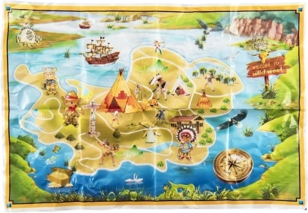 Έγχρωμος χάρτης παιχνιδιού