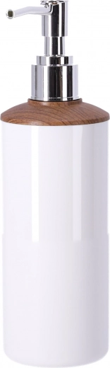 Διανομέας σαπουνιού με κομψή ξύλινη πινελιά