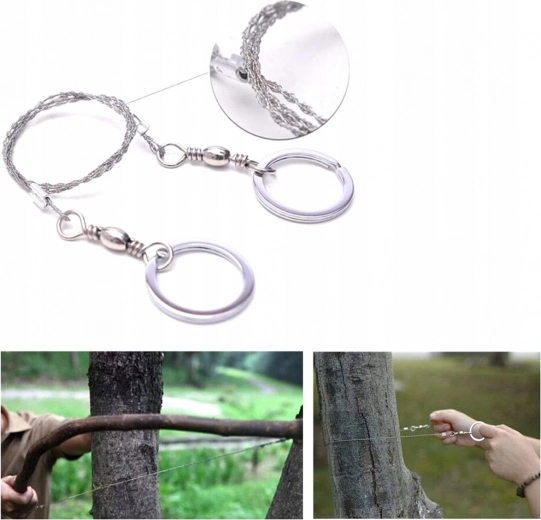 Συρματόσχοινο-πριόνι για γρήγορη κοπή ξύλων