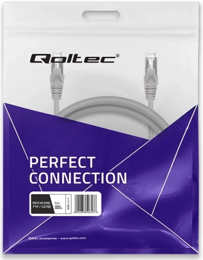 Αποδεδειγμένη ποιότητα Qoltec, κατηγορία CAT5e