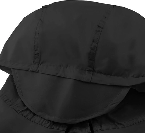 Κουκούλα με κορδόνια σύσφιξης και γείσο