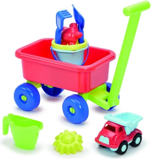 Καρότσι για εύκολη μεταφορά παιχνιδιών και άμμου