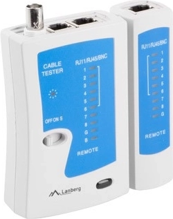 Καθολική δοκιμή RJ-45, RJ-11/RJ-12 και ομοαξονικού