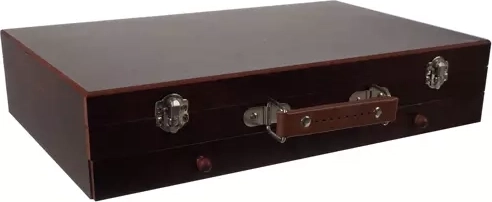 Πρακτικό ξύλινο βαλιτσάκι